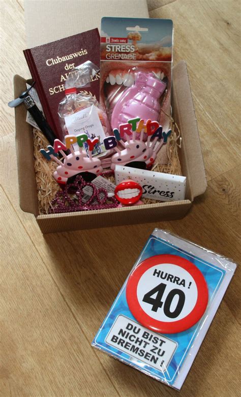 lustige geschenke zum 40. geburtstag männer